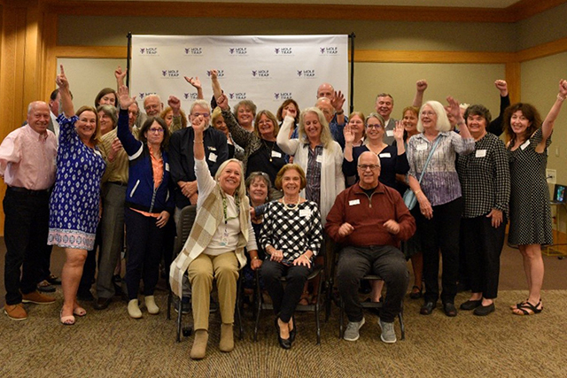 2023 Wolf Trap Foundation Volunteers pose for a group photo.