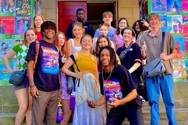 Potomac Falls High School students visit Edinburgh Fringe Festival in Scotland.