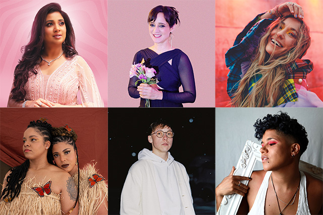 Collage of images of Wolf Trap Summer 2024 artists.
