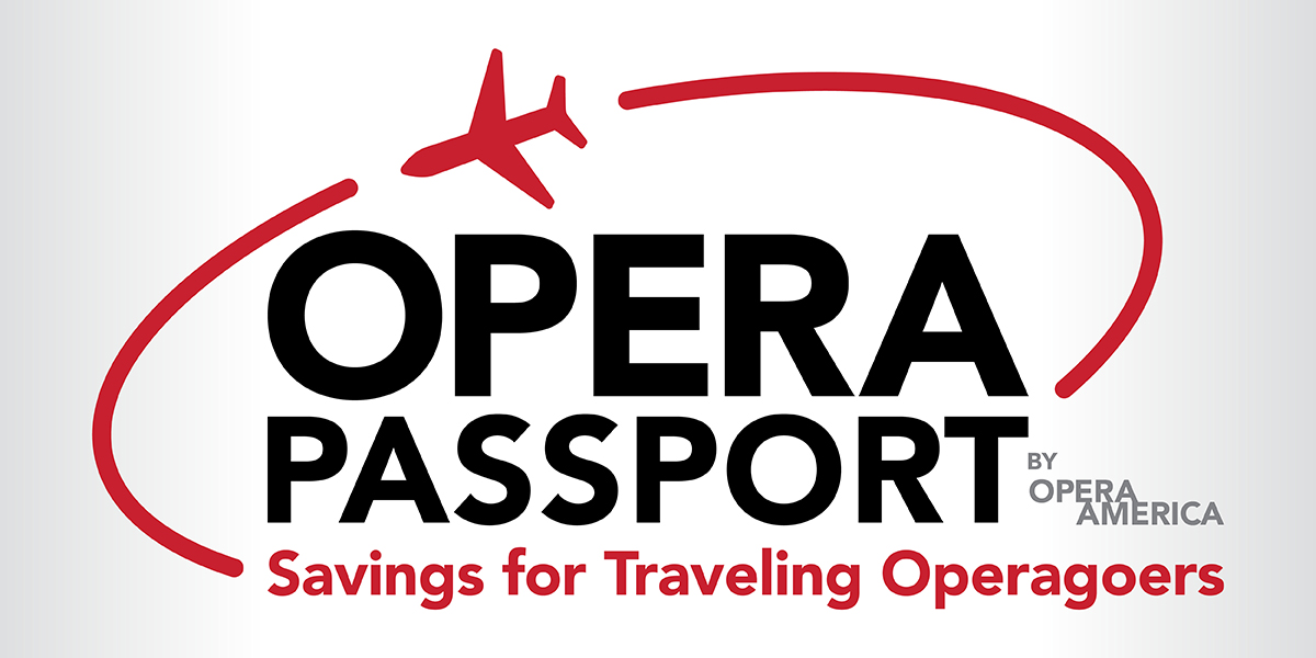 Logo for Opera Passport by Opera America: Savings for Traveling Operagoers.