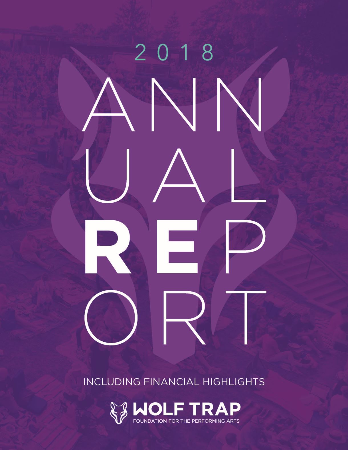 2018 Annual Report Cover: the RE is bolded.