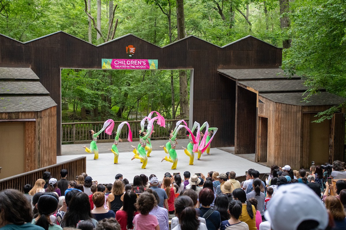 Dance performance at Children's Theatre-In-The-Woods.