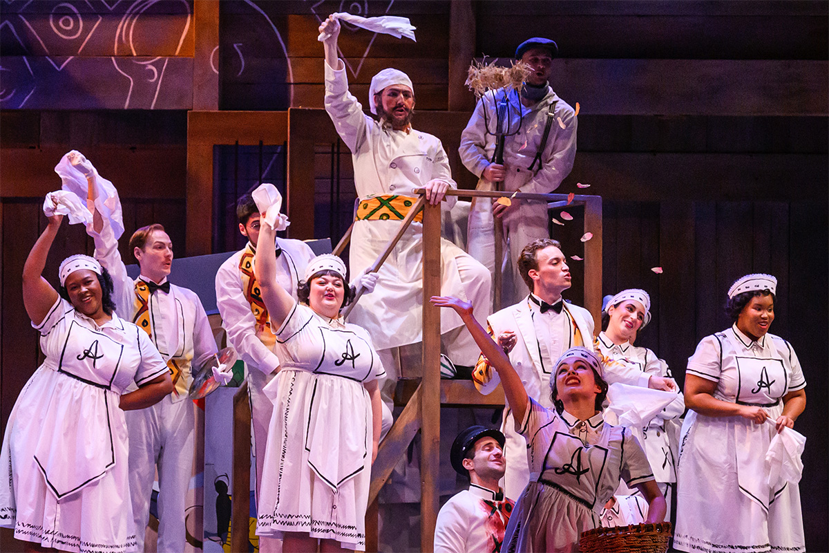 Scene from Wolf Trap Opera's The Marriage of Figaro.