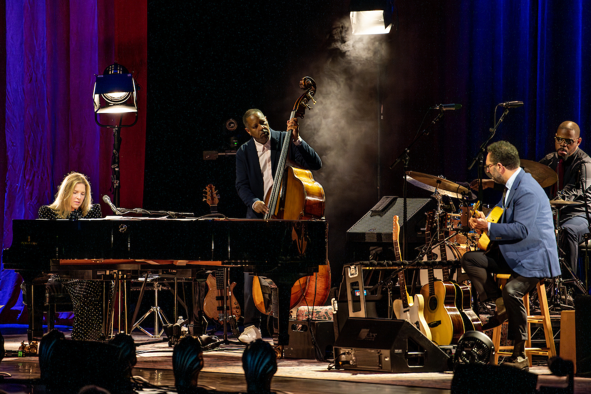 Diana Krall performs at a Wolf Trap.