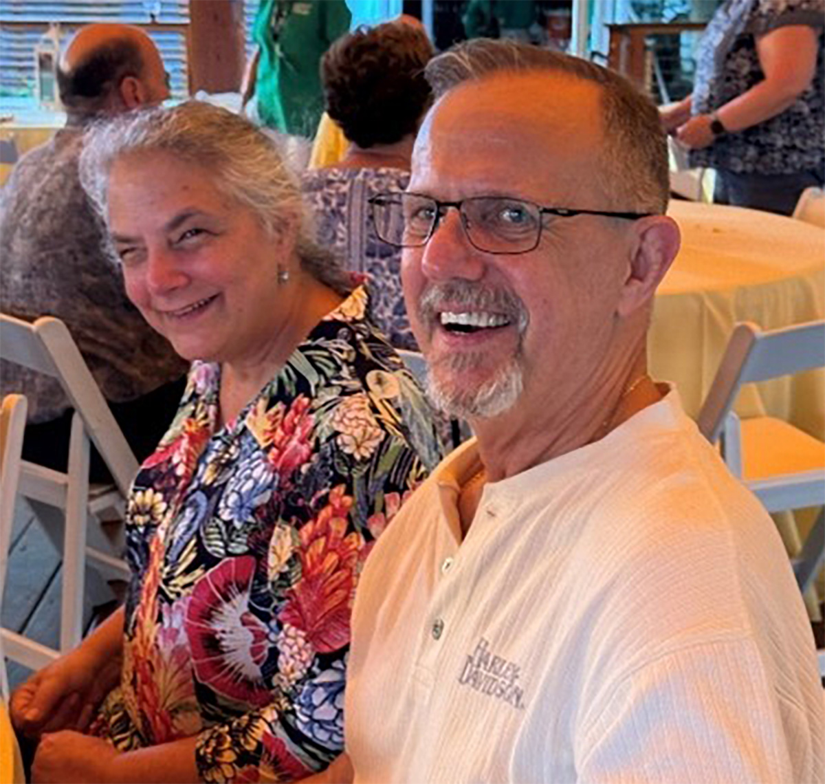 Juliet and Jim Arrighi at a Wolf Trap event.