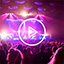 Filene Center concert with a play button displayed.